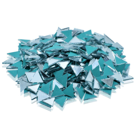 Jags DIY, Art & Craft Mirrors | Lippon & Mandala Art Mirrors |  Small Triangular Shape | 50gm |