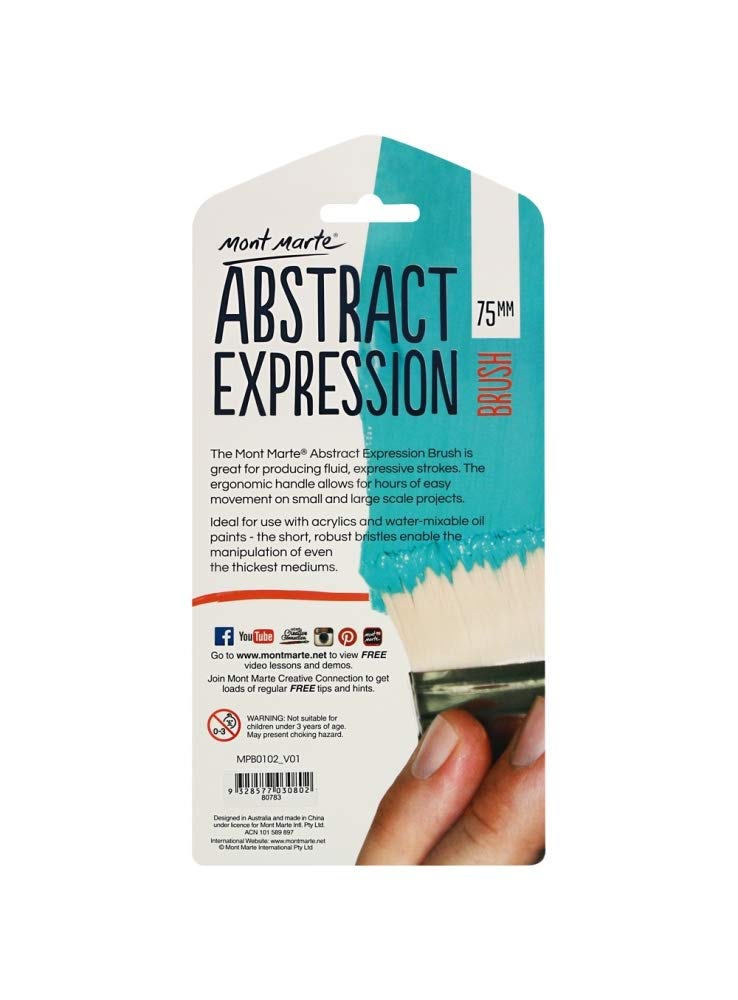 Mont Marte Abstract Expression Brush | 75mm | 1pc