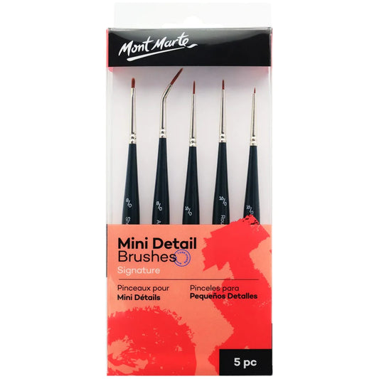 Mont Marte Mini Detailing Brush Set | Set of 5