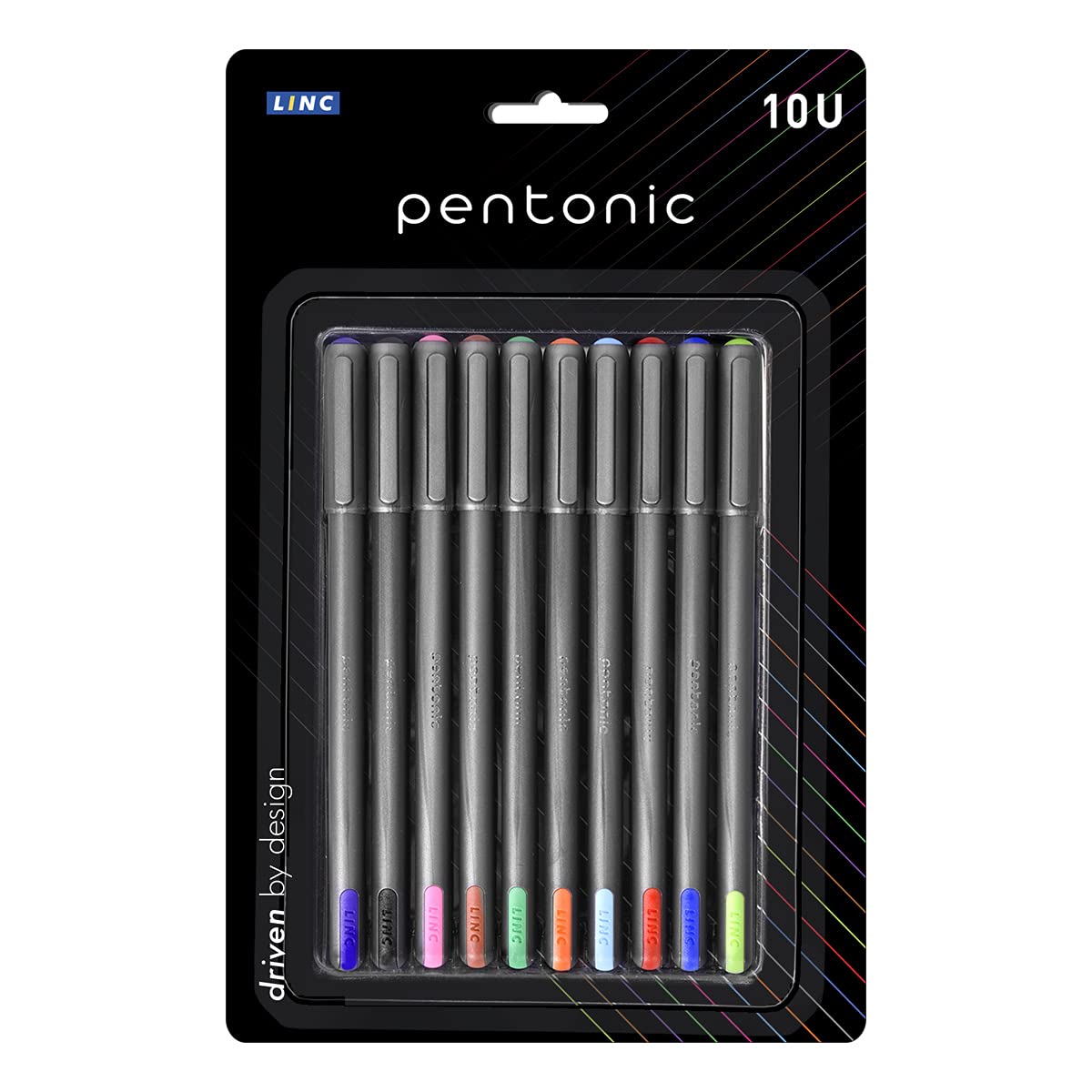 Pentonic 1.0mm Ball Pen Blister Pack | Set of 10 Pens