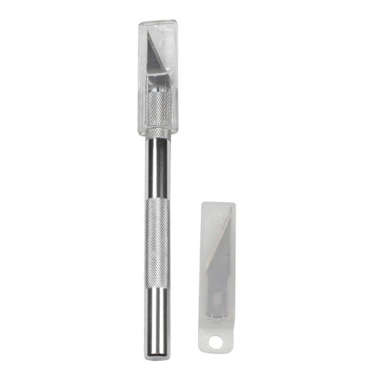 Precision Pen Knife with 5 Interchangeable Sharp Blades |For Carving and Mat Cutting