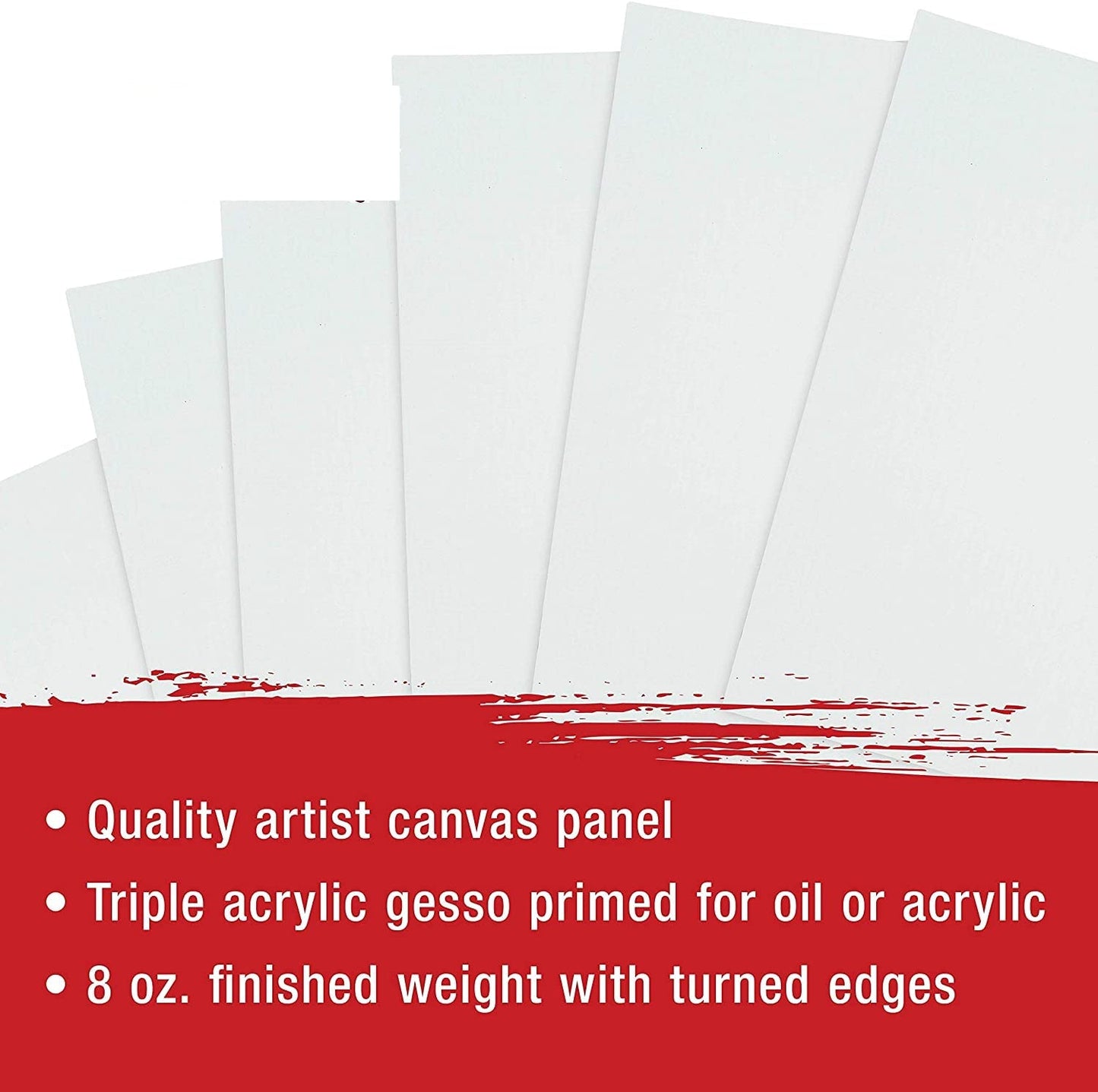 Roy Fine Art Canvas Board | 8 X 10 Inch |4MM Board Backing | Single Piece