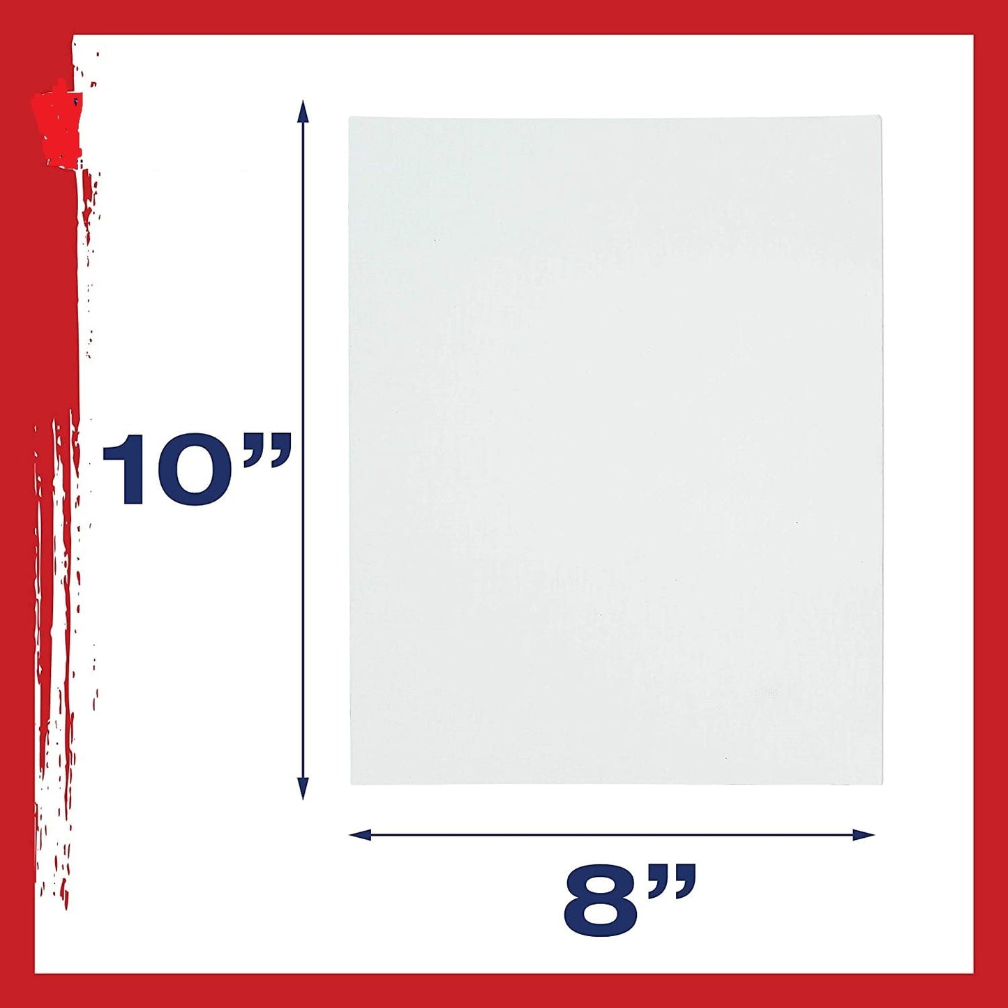 Roy Fine Art Canvas Board | 8 X 10 Inch |4MM Board Backing | Single Piece