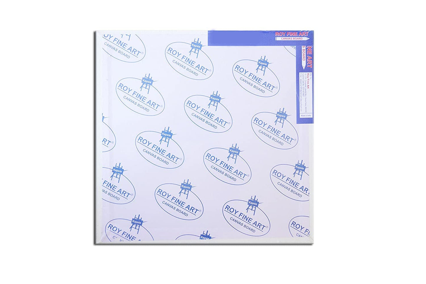 Roy Fine Art Canvas Board | 8 X 10 Inch |4MM Board Backing | Single Piece
