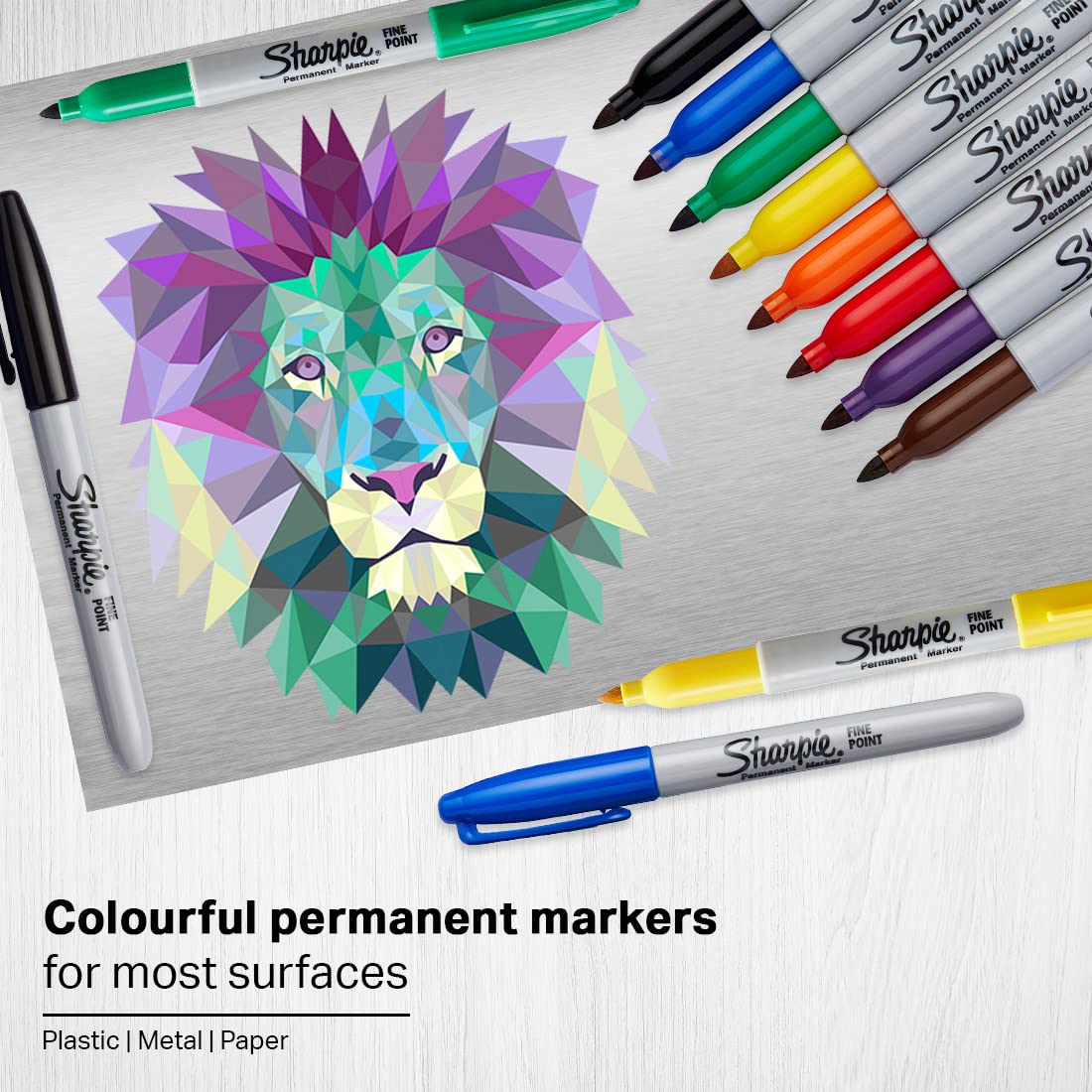 SHARPIE Assorted Permanent Marker Set | Fine Tip | Pack of 8