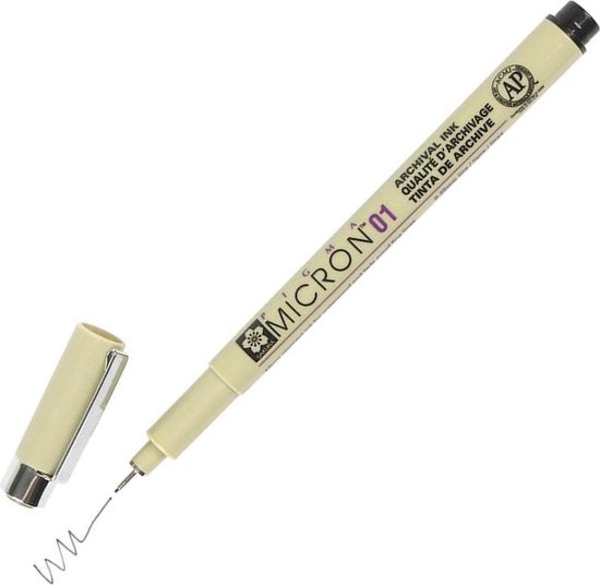 Sakura Micron - Pigment Fineliners - Single - Black | Micron Pens