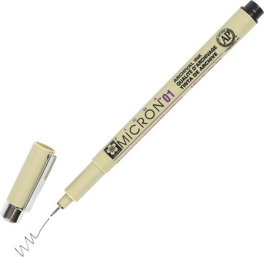 Sakura Micron - Pigment Fineliners - Single - Black | Micron Pens