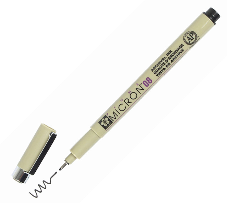Sakura Micron - Pigment Fineliners - Single - Black | Micron Pens