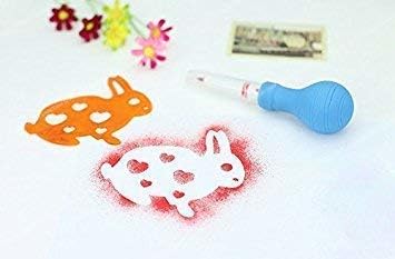 Colorful Pen Set with Sketch Pens and Blow Pens | Non-Toxic | 12 Pieces