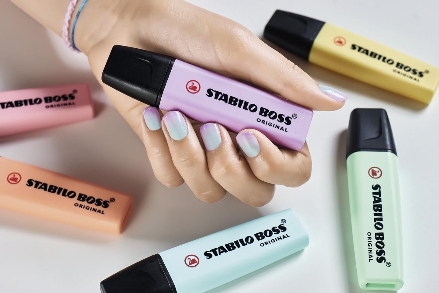 STABILO BOSS ORIGINAL Pastel Highlighter Pen | Set of 8