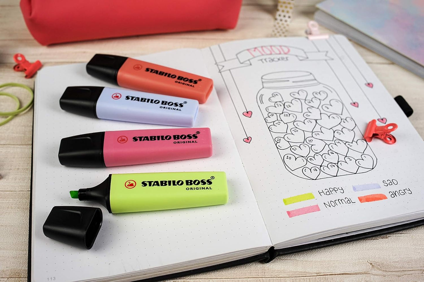 STABILO BOSS ORIGINAL Pastel Highlighter Pen | Set of 8