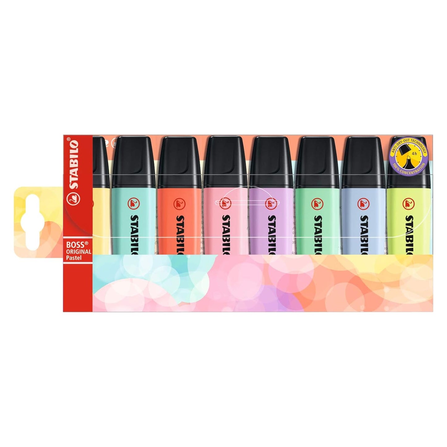 STABILO BOSS ORIGINAL Pastel Highlighter Pen | Set of 8