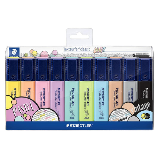 Staedtler Classic Chisel Highlighter Set | Pack of 10