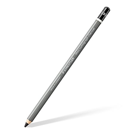 Staedtler Charcoal Pencils Set with 1 Blending Stump |