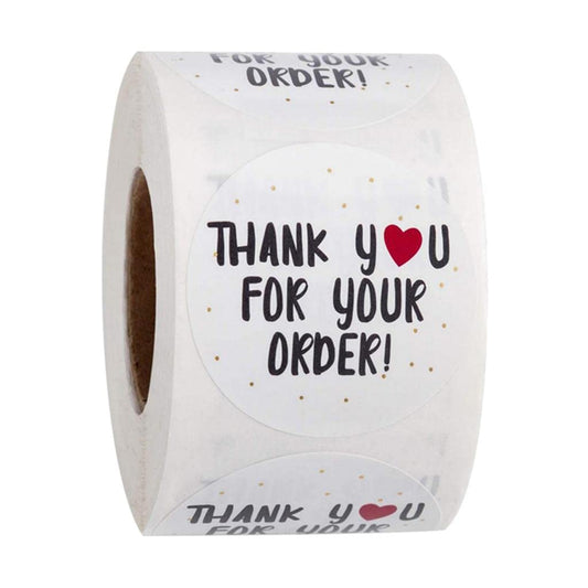 Thank You Sticker Tape | Packaging Stickers