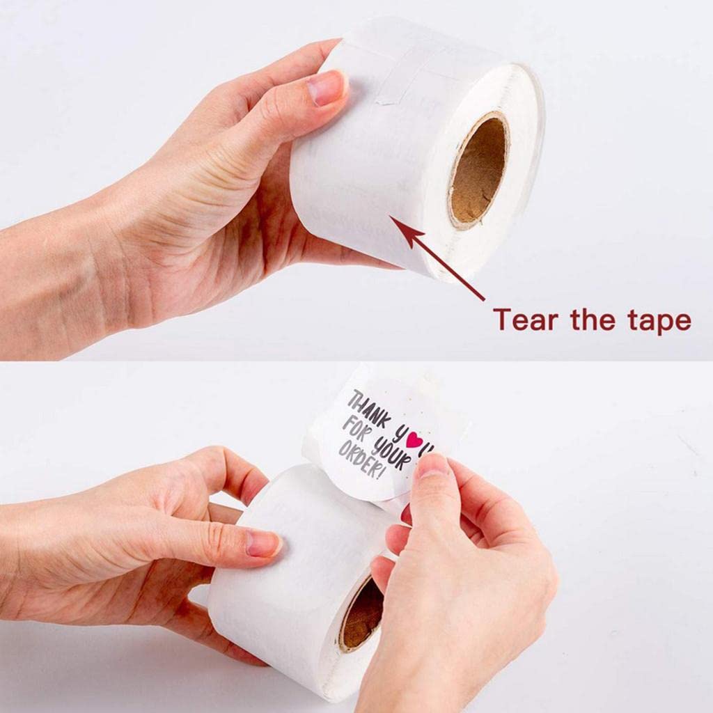 Thank You Sticker Tape | Packaging Stickers