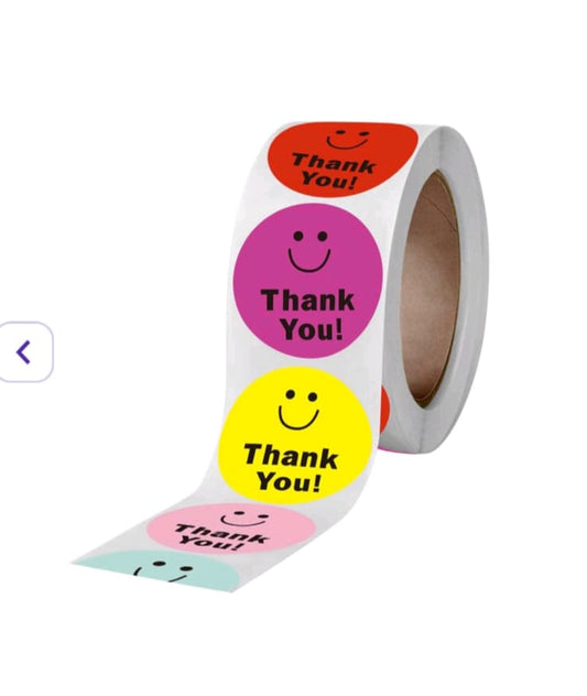 Thank You Sticker Tape | Packaging Stickers | 1 Roll