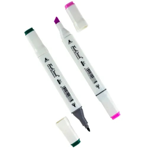 Touch Cool Alcohol Markers Pen Set | Dual Tip | 12 Shades