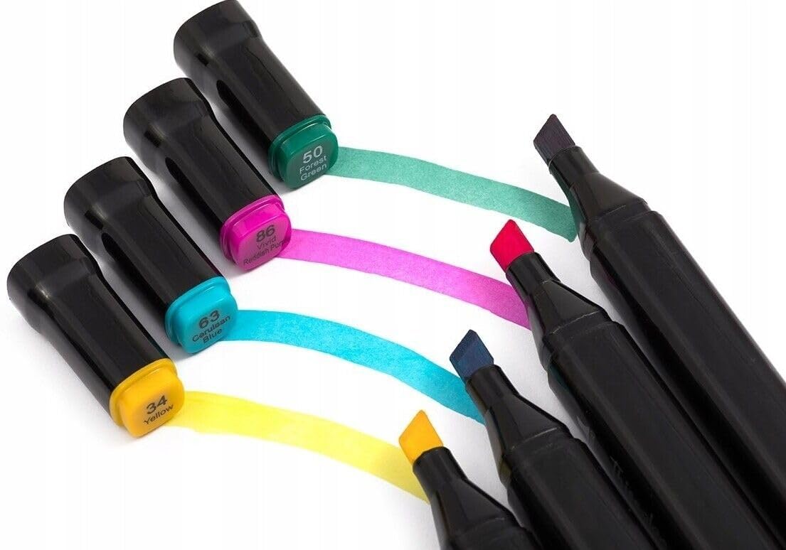 Touch Cool Alcohol Markers Pen Set | Dual Tip | 24 Shades