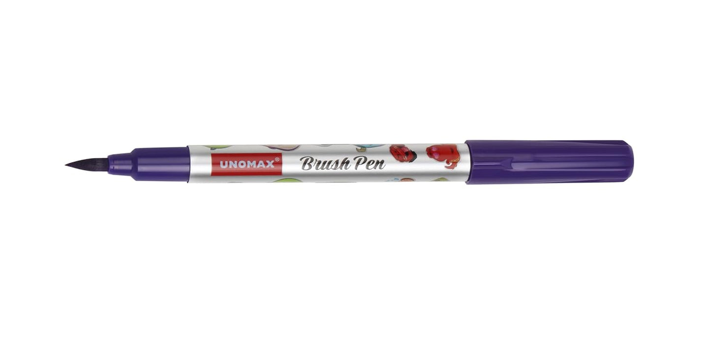 Unomax Brush Pens Felt Tip Pen Set | 12 Shades
