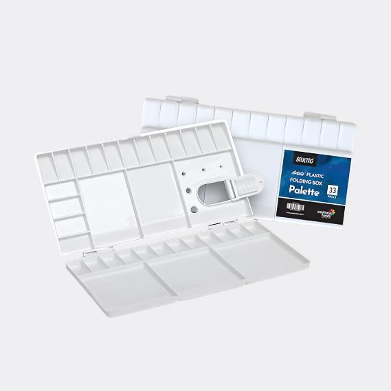 Brustro Artist's Plastic Folding Box Palette