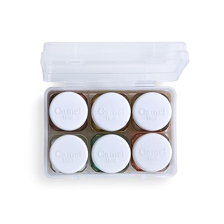 Camel Fabrica Acrylic Metallic Color | 10ml each | 6 Shades