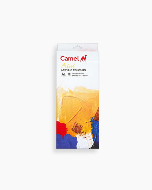 Camel Artist Acrylic Color Box | 9ml Tubes | 12 Shades