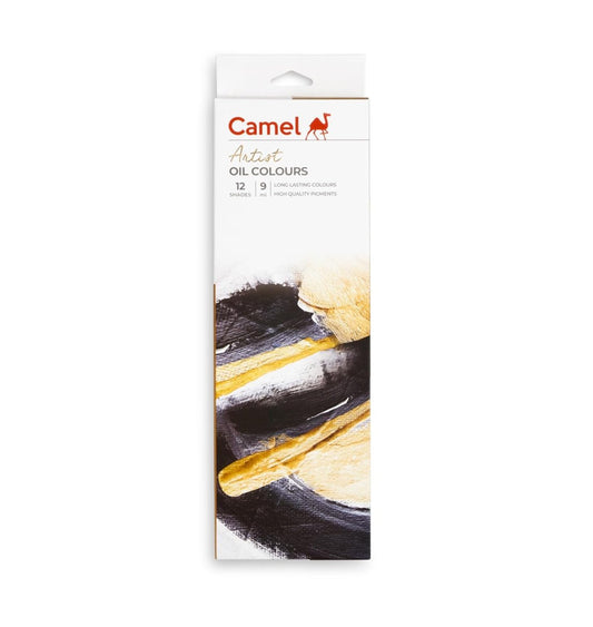 Camel Artist's Oil Color Box | 9ml tubes | 12 Shades