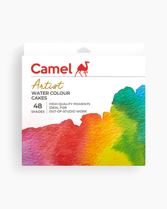 Camel Artist Water Colour Cake Set - 48 Shades, Assorted