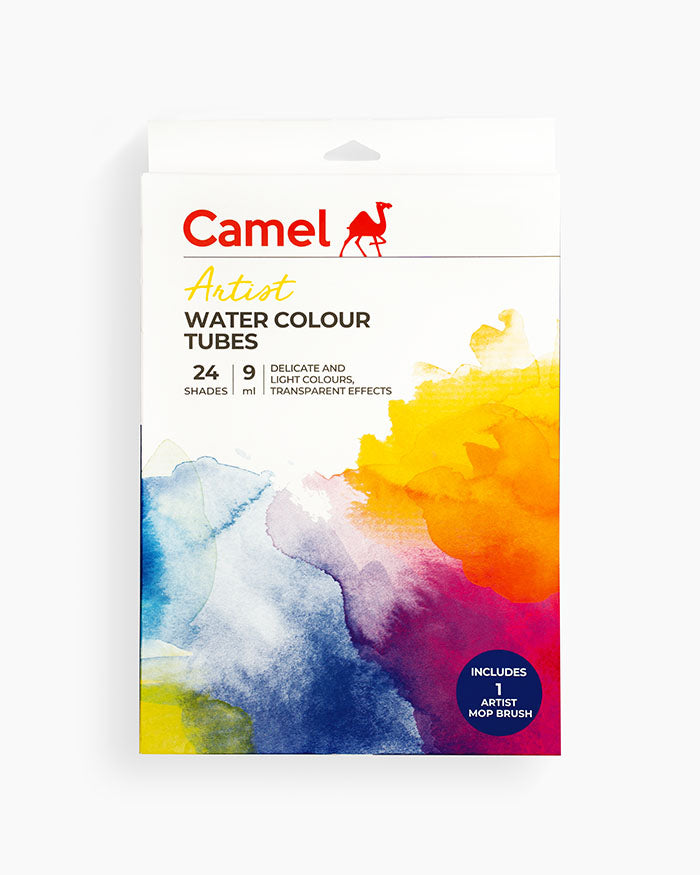 Camel Artist Water Colour Tubes Set | 9ml | 24 Shades