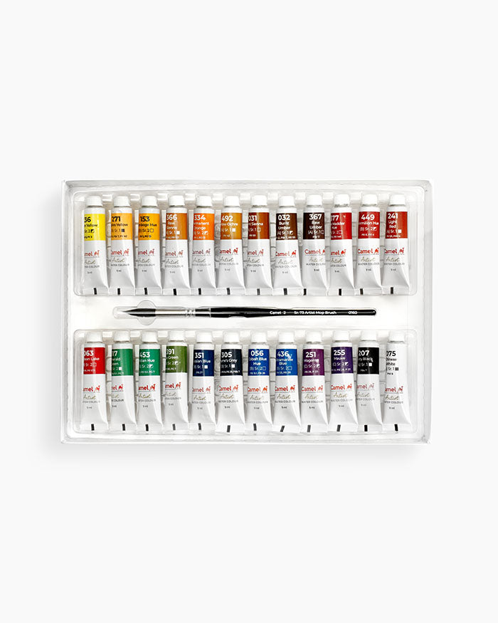 Camel Artist Water Colour Tubes Set | 9ml | 24 Shades