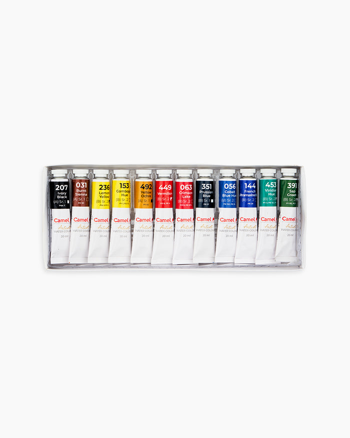 Camel Artist Water Colours Set | 20ml | 12 Shades