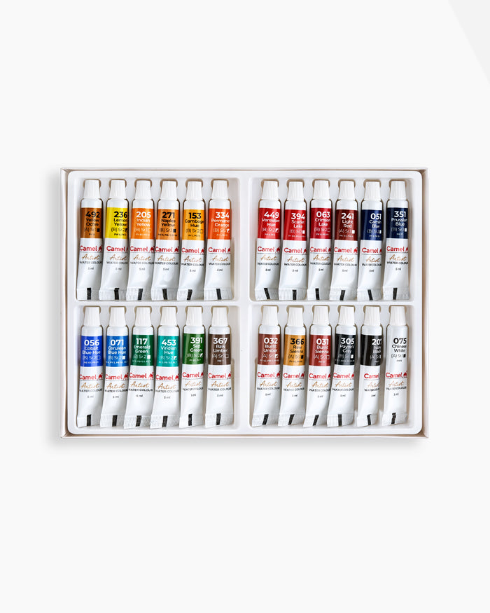 Camel Artist Water Colours Set | 5ml | 24 Shades