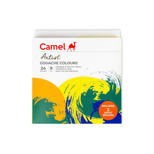 Camel Artist Gouache Colour Set | 24 Shades | 9ml
