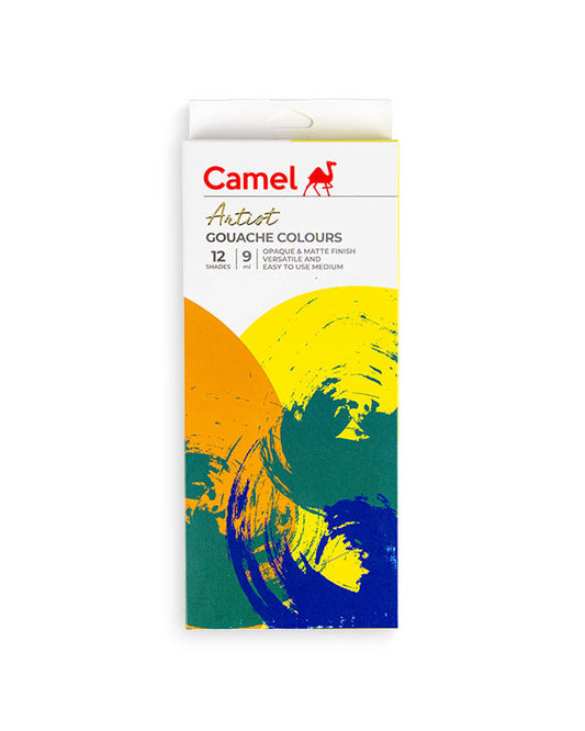 Camel Artist Gouache Colour Set | 12 Shades | 9ml