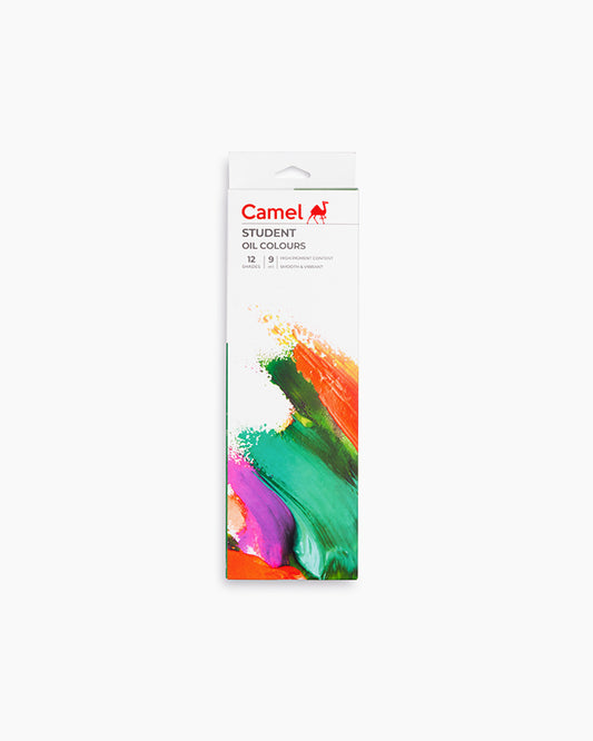 Camel Student Oil Colour Set | 9ML | 12 Shades