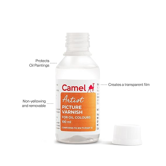Camel Artists Picture Varnish | For Oil Color | 100ml