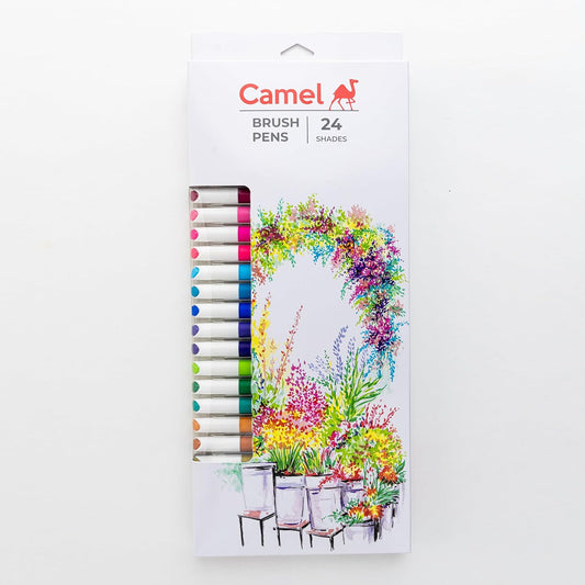 Camlin Brush Pen Set | 24 Shades