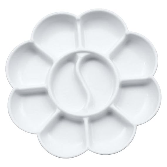 Small Flower Shape Color Mixing Palette
