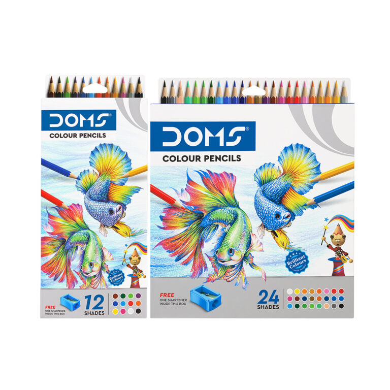 DOMS Colour Pencils | 12 & 24 Shades