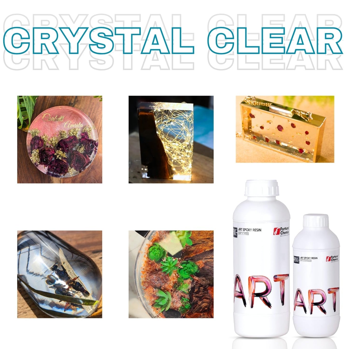 Epoke Clear Epoxy Art Resin | Starter Kit | Non-Toxic