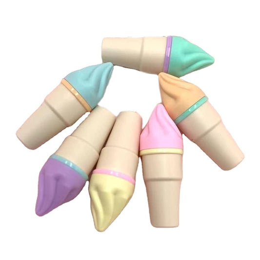 Ice-cream Designer Highlighter Set | For Kids | Fine Grip Marker | Pack of 6