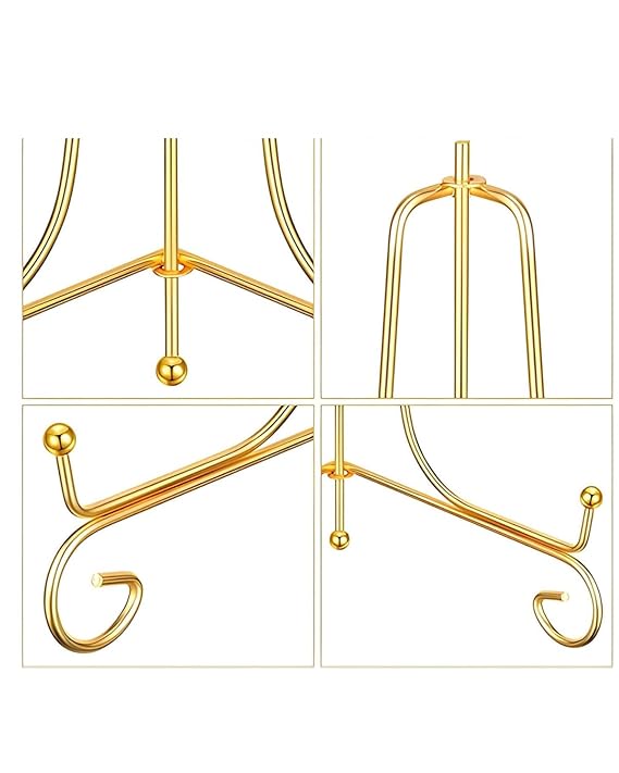 Metal easel |4 inch| Foldable | Triangular