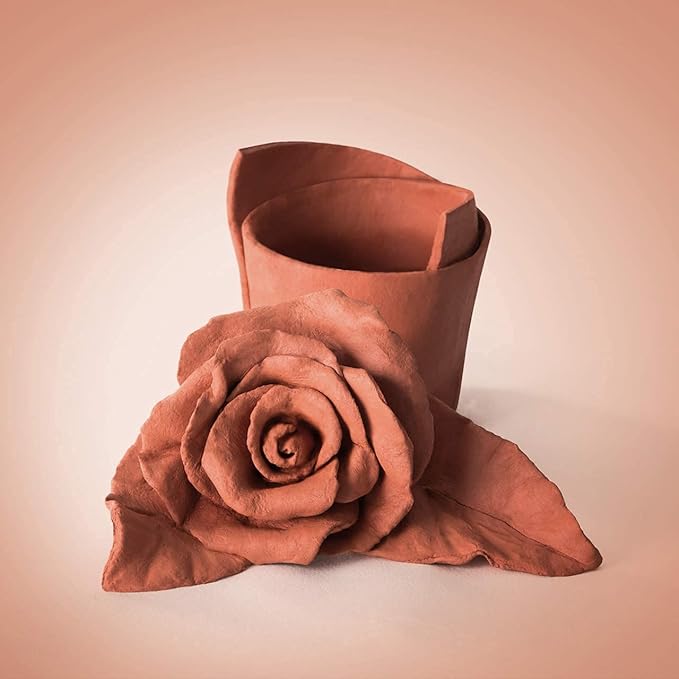 Dozen Natural Air-Dry Clay | Terracotta Brown | Modeling Clay for Sculpting, Hand Modeling