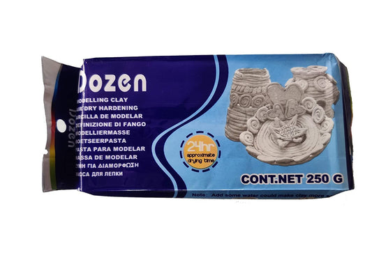 Dozen Natural Air-Dry Clay | White | Modeling Clay for Sculpting