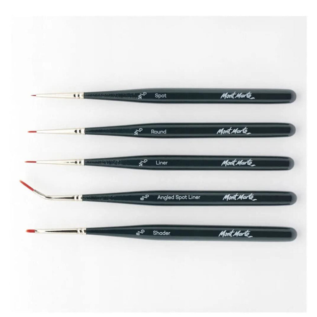 Mont Marte Mini Detailing Brush Set | Set of 5