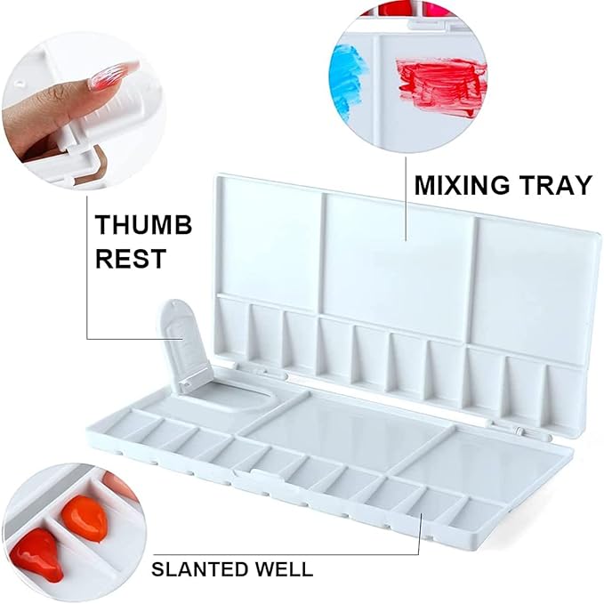 Color Mixing Palette | Portable| Foldable|
