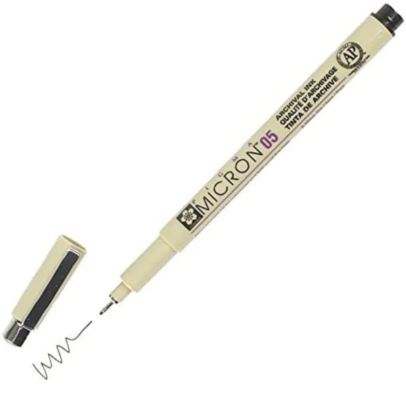 Sakura Micron - Pigment Fineliners - Single - Black | Micron Pens