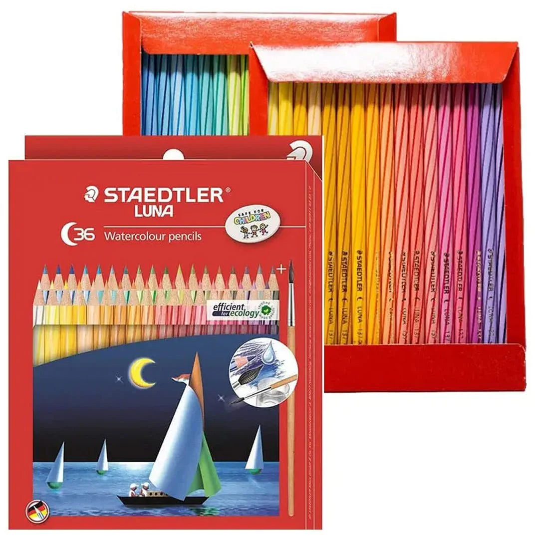 Staedtler Luna Watercolor Pencils | 12, 24, 48 Shades