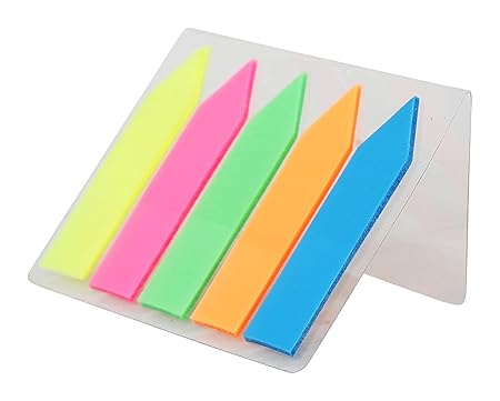 Arrow Coloured Sticky Notes | 7.5 cm x 5 cm x 0.3 cm | (Pack of 2)